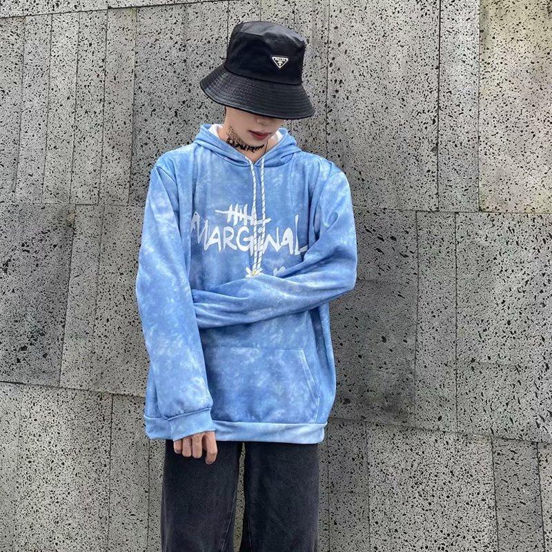 Áo Khoác Tay Dài Có Nón In Chữ Cá Tính Cho Nam Size M-5Xl