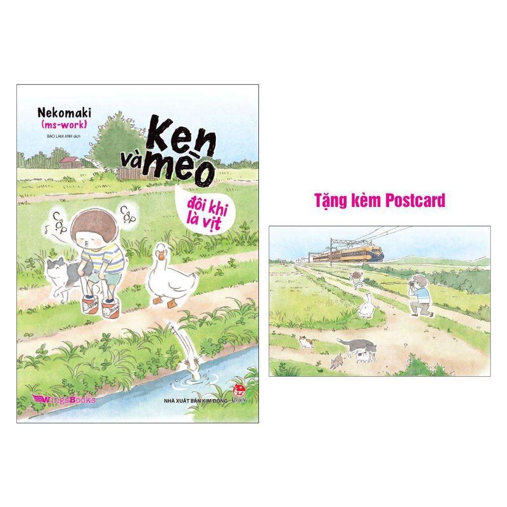 Truyện tranh Ken và Mèo - Đôi khi là vịt - Tặng kèm Postcard - NXB Kim Đồng
