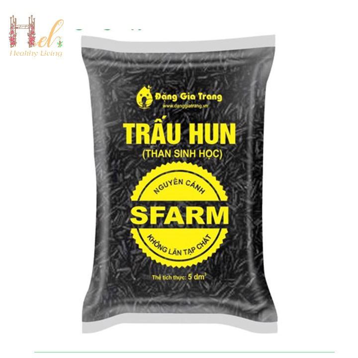 Trấu Hun Nguyên Cánh Làm Giá Thể Sạch Trồng Rau Sạch , Hoa Hồng... Bằng Đất Sạch, Xơ Dừa, Trấu Hun Và Phân Bón Hữu Cơ