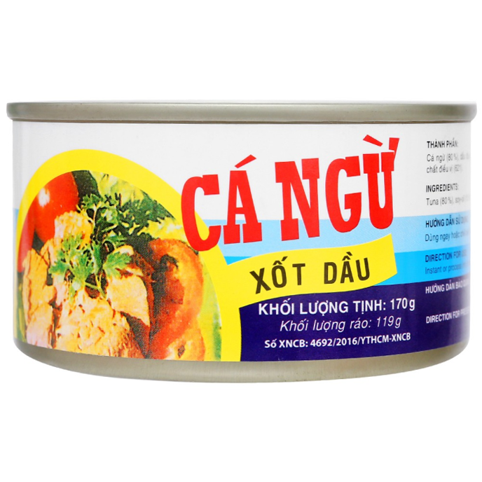 Cá Ngừ Xốt Dầu Vissan 170g