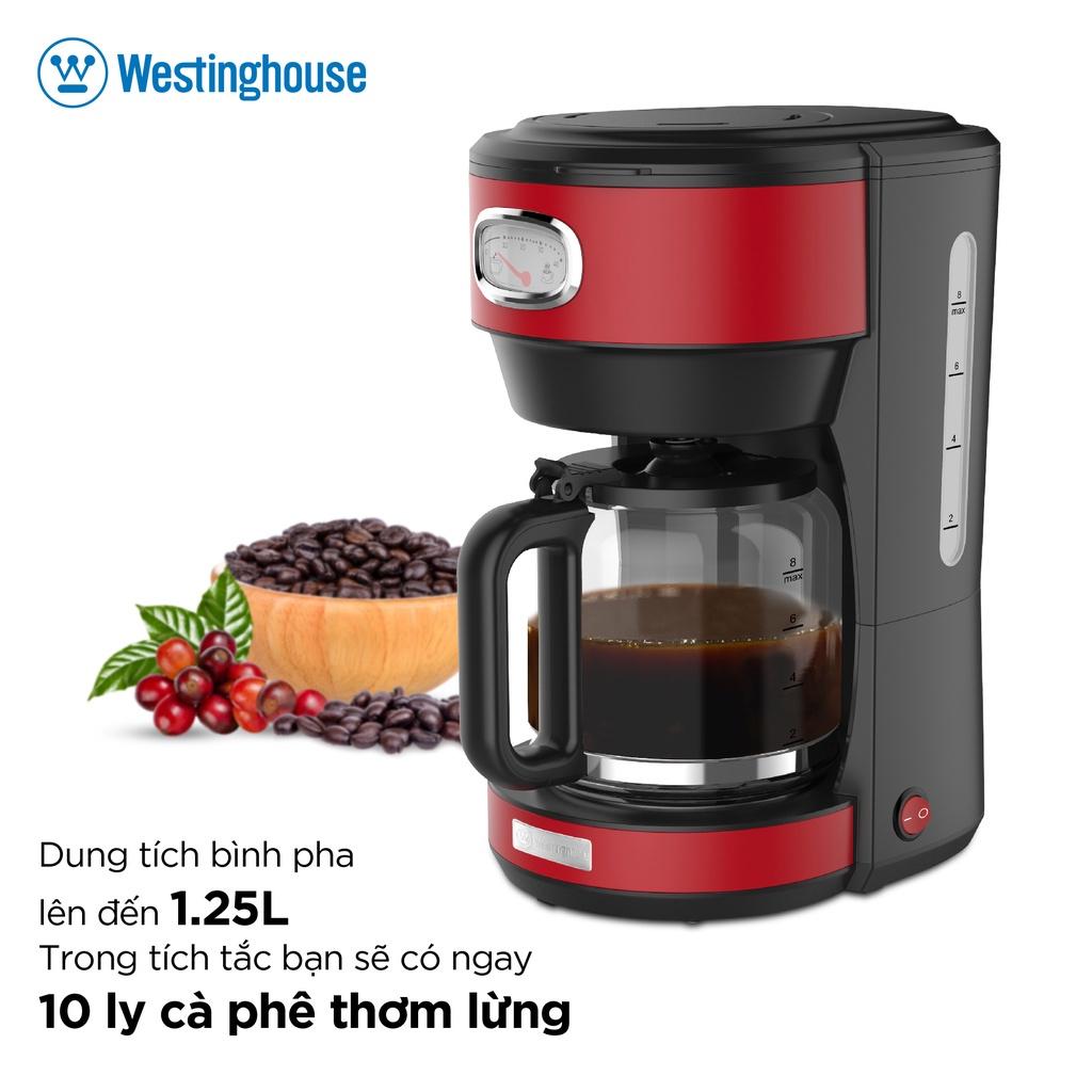 Máy Pha Cafe Westinghouse, Máy Pha Cà Phê, ?Dung Tích 1.25L, Công Suất 1000W, Nhập Mỹ, BH 12 Tháng