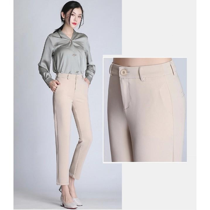Quần nữ baggy công sở có hai túi sau - TQ94