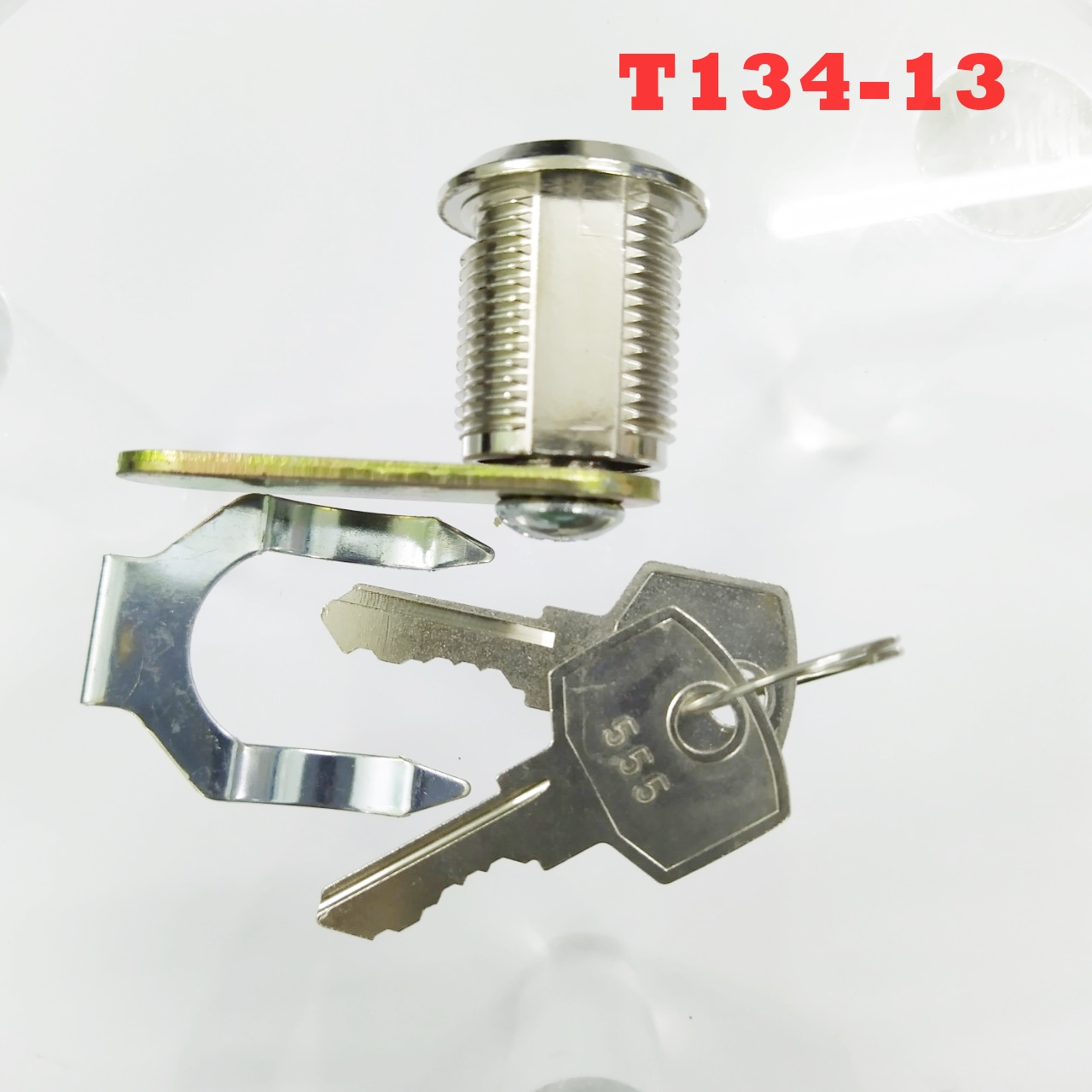 Khóa tủ locker sắt T6 20mm T-134 không rút chìa khi mở khóa