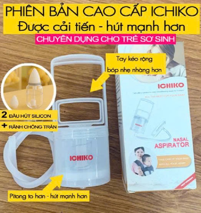 [KoSuyTu] Dụng Cụ Hút Mũi Kéo Tay HELLO - Cải Tiến, Khắc Phục Các Yếu Điểm Của Các Dòng Cũ - Hiệu Quả Và An Toàn Cho Bé