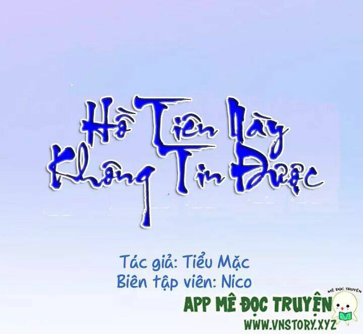 hồ tiên này không tin được chapter 12 2