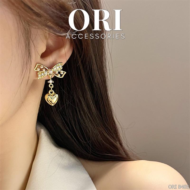 Bông tai nữ Lovely Heart sang trọng ORI ACCESSORIES B485