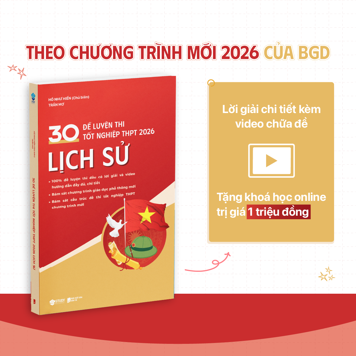 Sách 30 Đề Luyện Thi Tốt Nghiệp THPT 2026 Lịch sử