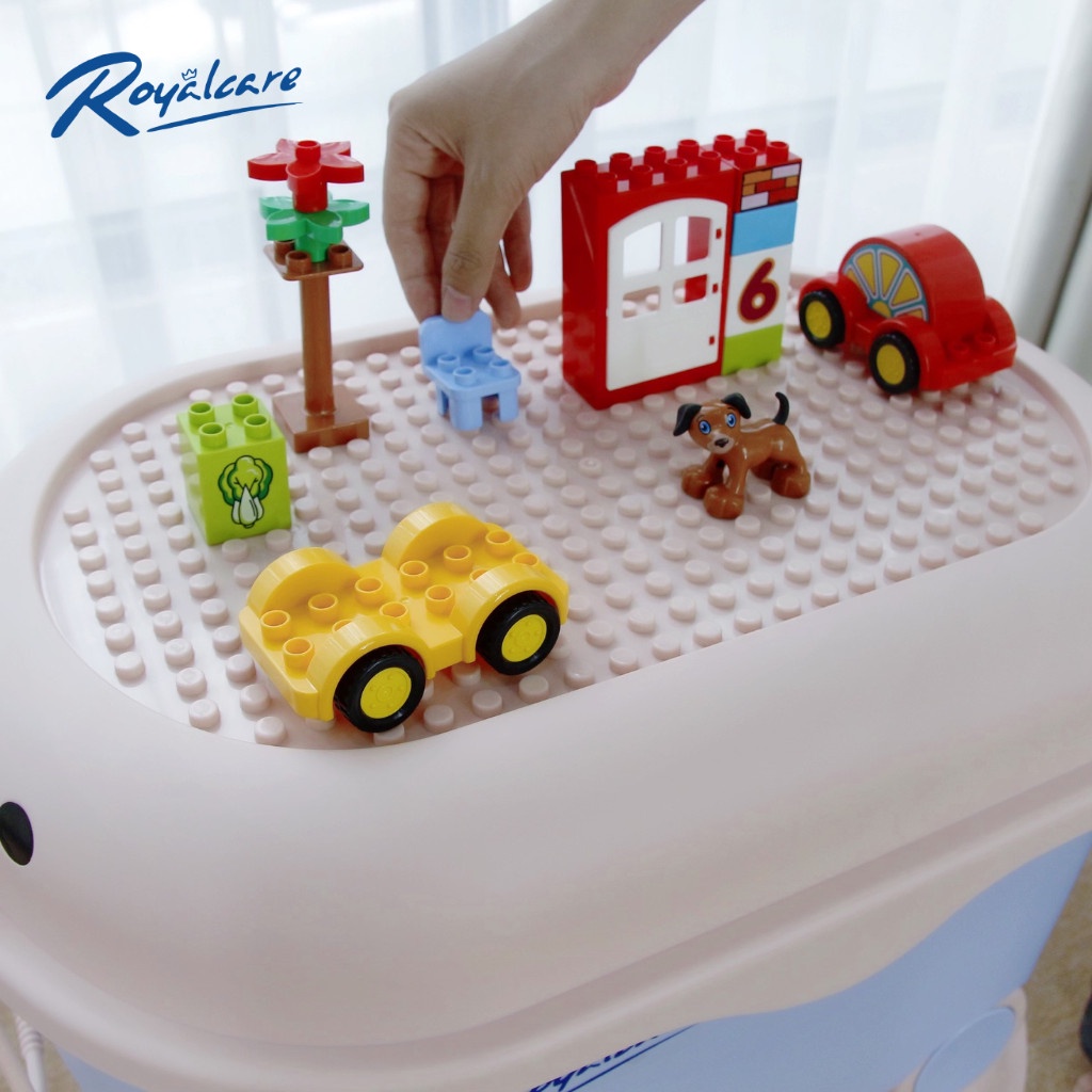 Thùng đựng đồ chơi có bánh xe đa năng ROYALCARE 8800/8637- cùng bé tạo thói quen gọn gàng, ngăn nắp