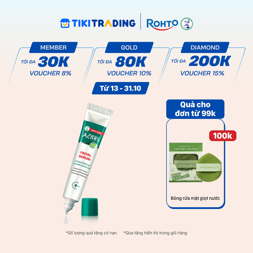 Serum chấm mụn chuyên biệt cho da mụn ở tuổi trưởng thành Acnes 25 Facial Serum 20ml