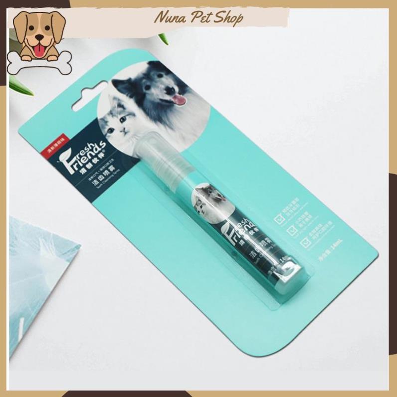 Xịt thơm miệng cho chó mèo Fresh Friend 14ml