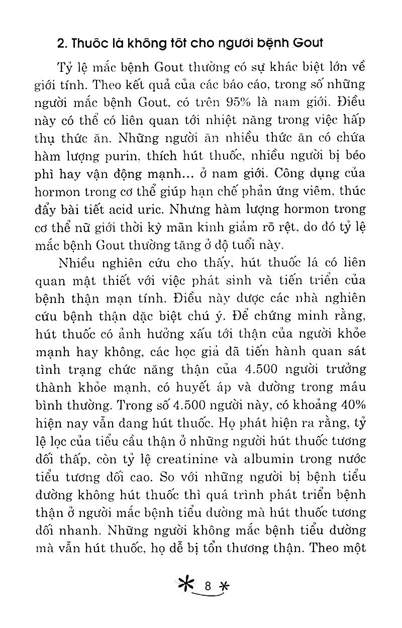 Món Ăn Bài Thuốc Cho Người Bệnh Gout