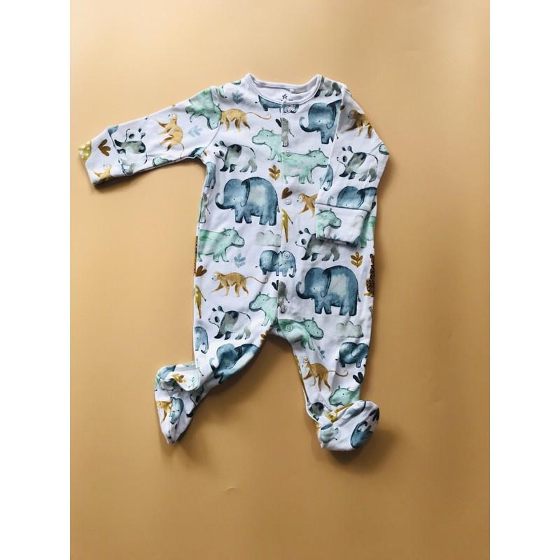 Body Trẻ Em Sleep Suit Dài Liền Vớ