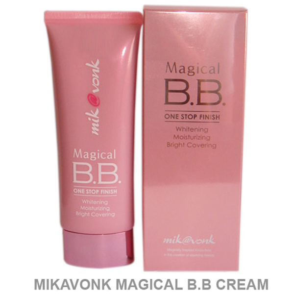 Kem nền trang điểm Mik@vonk Magical BB Cream Hàn Quốc 60g tặng kèm móc khoá