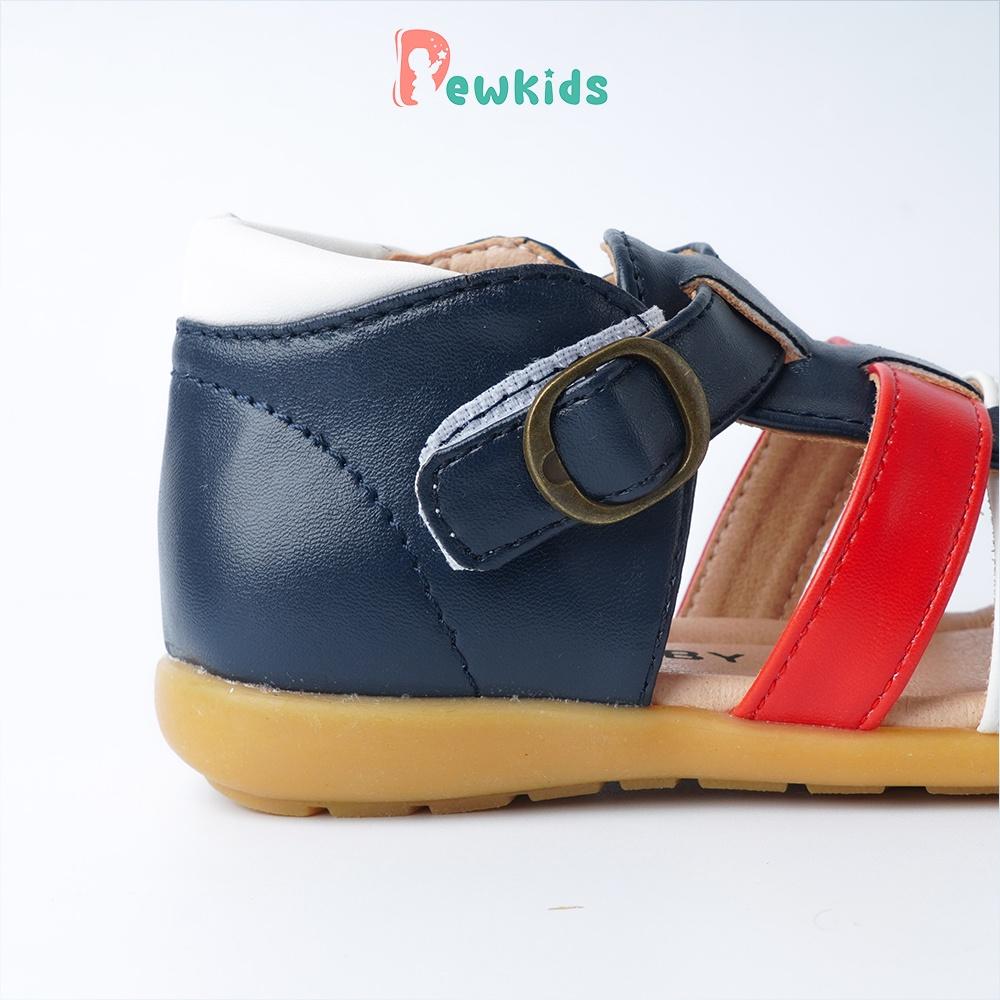 Dép sandal bé trai Dewkids đế mềm, quai đan thoáng khí đi biển - TD008