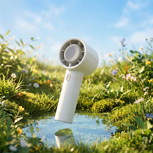 Quạt mini tích điện cầm tay Jisulife Handheld Fan Life10 4000mAh - Hàng chính hãng