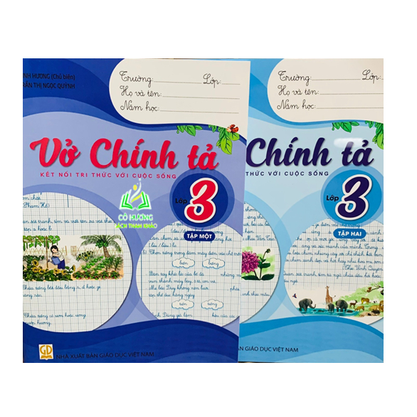 Sách - Combo 2 cuốn Vở luyện viết chính tả 3 ( kết nối tri thức ) (BT)