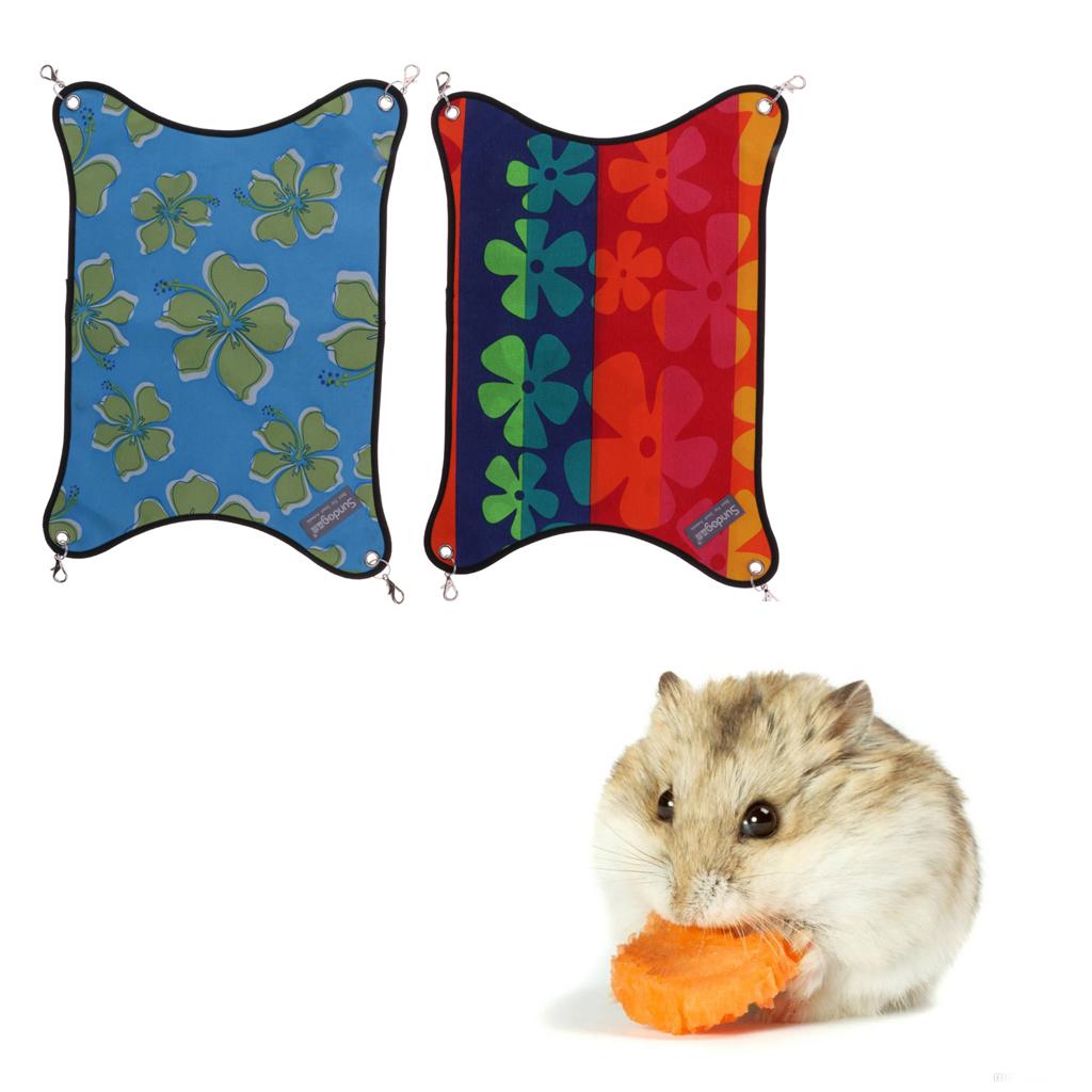 Pet Small Animal Hammock Hanging Bed Cage Toy for Rat Hamster Guinea Pigs