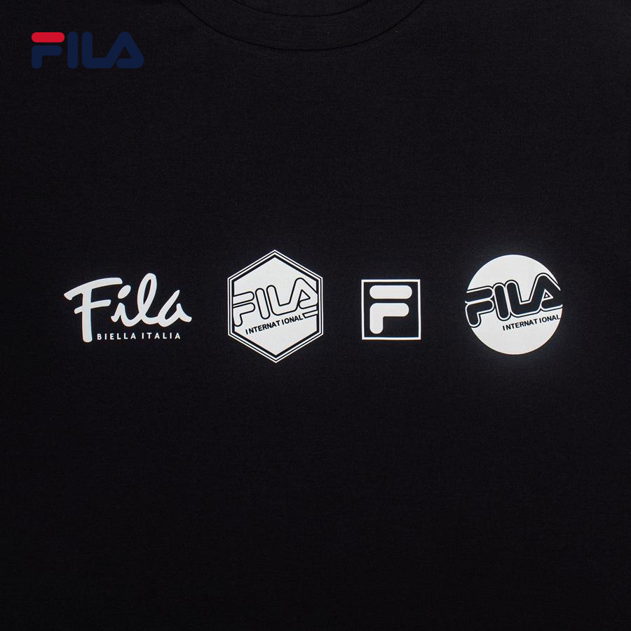 Áo thun tay ngắn thời trang unisex Fila SHORT SLEEVE TEE - FW2RSE3007M-BLK