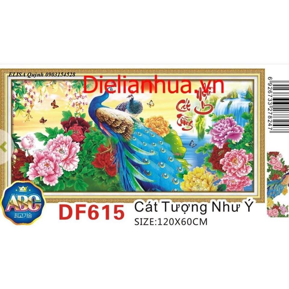 Tranh đá cát tường như ý DF615 - kích thước: 120 * 60cm.
