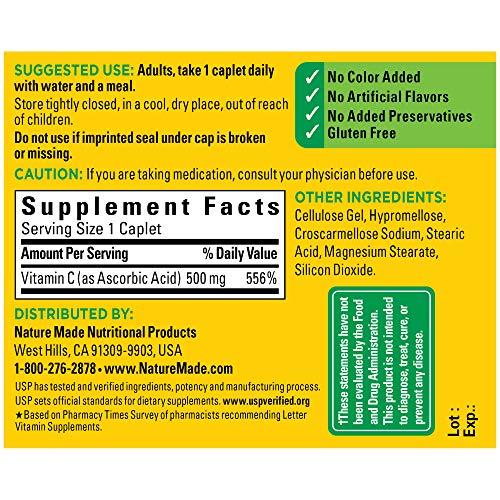 Viên Uống Nature Made Bổ Sung Vitamin C 500mg