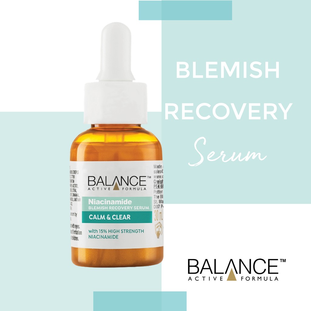 Tinh Chất Giảm  Mụn Mờ Thâm Balance Active Formula Niacinamide Blemish Recovery Serum 30ml - JESS SHOP