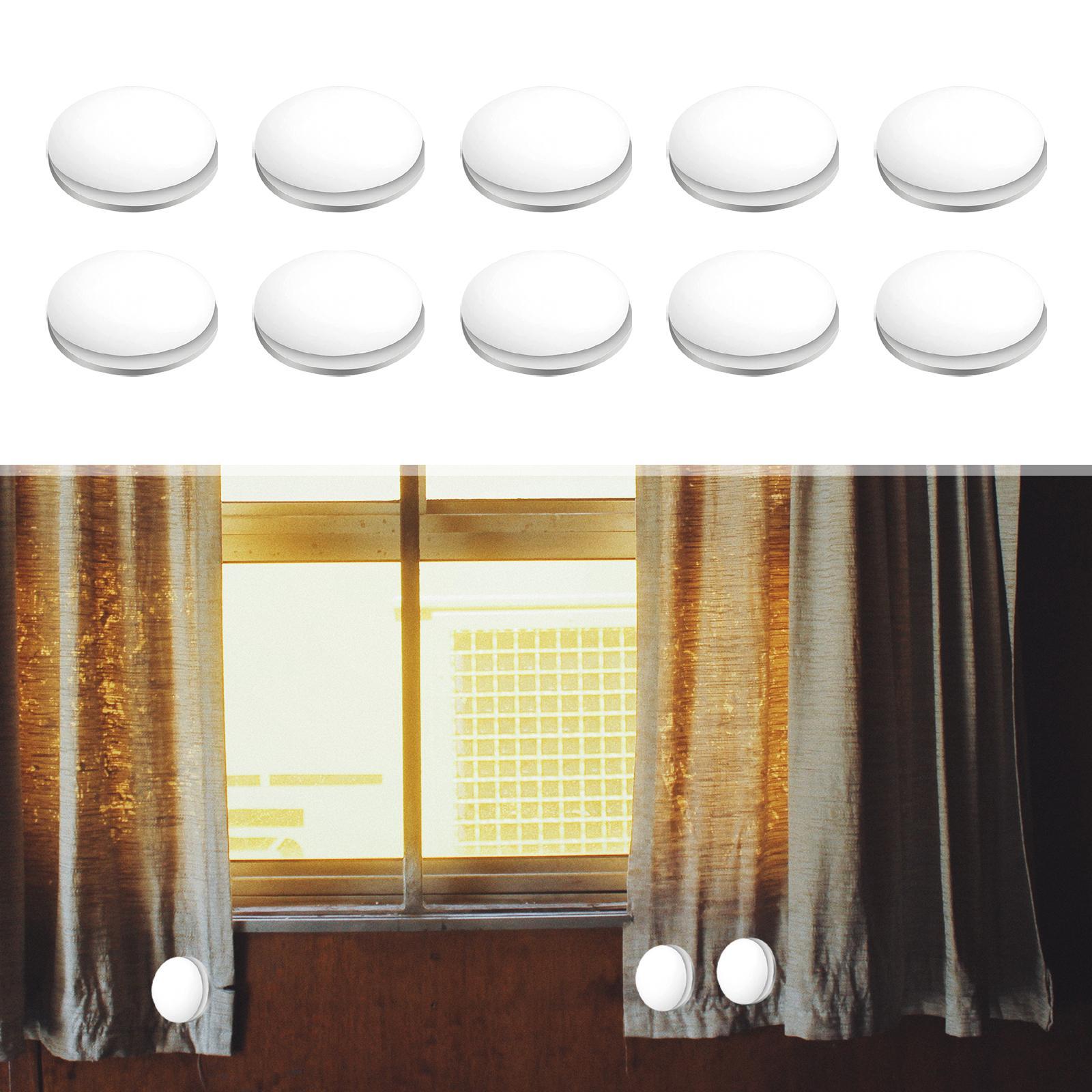 10Pcs Shower Curtain Weights Accessories Added Weight Shower Curtain Magnets