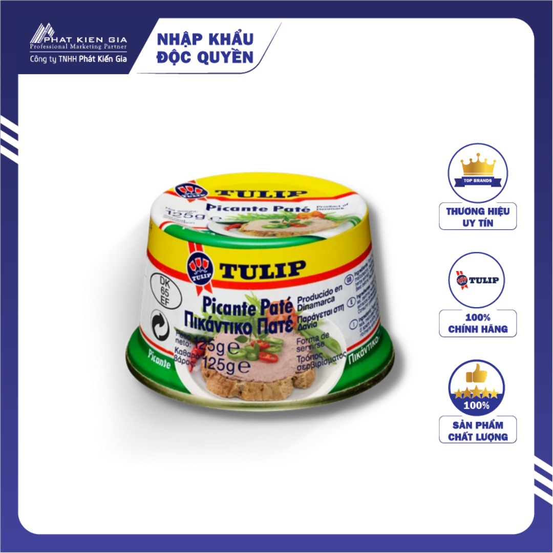 Pate Heo Cay Tulip 125g (Đan Mạch)