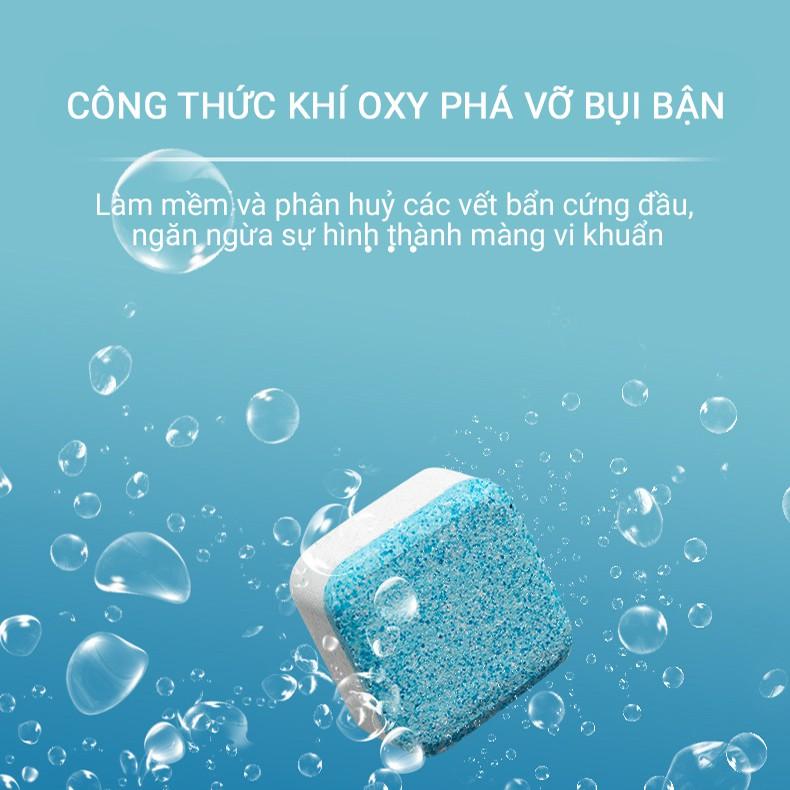 Hộp 12 Viên Tẩy Vệ Sinh Lồng Máy Giặt - Diệt Khuẩn - Tẩy Cặn Bẩn Máy Giặt 206858