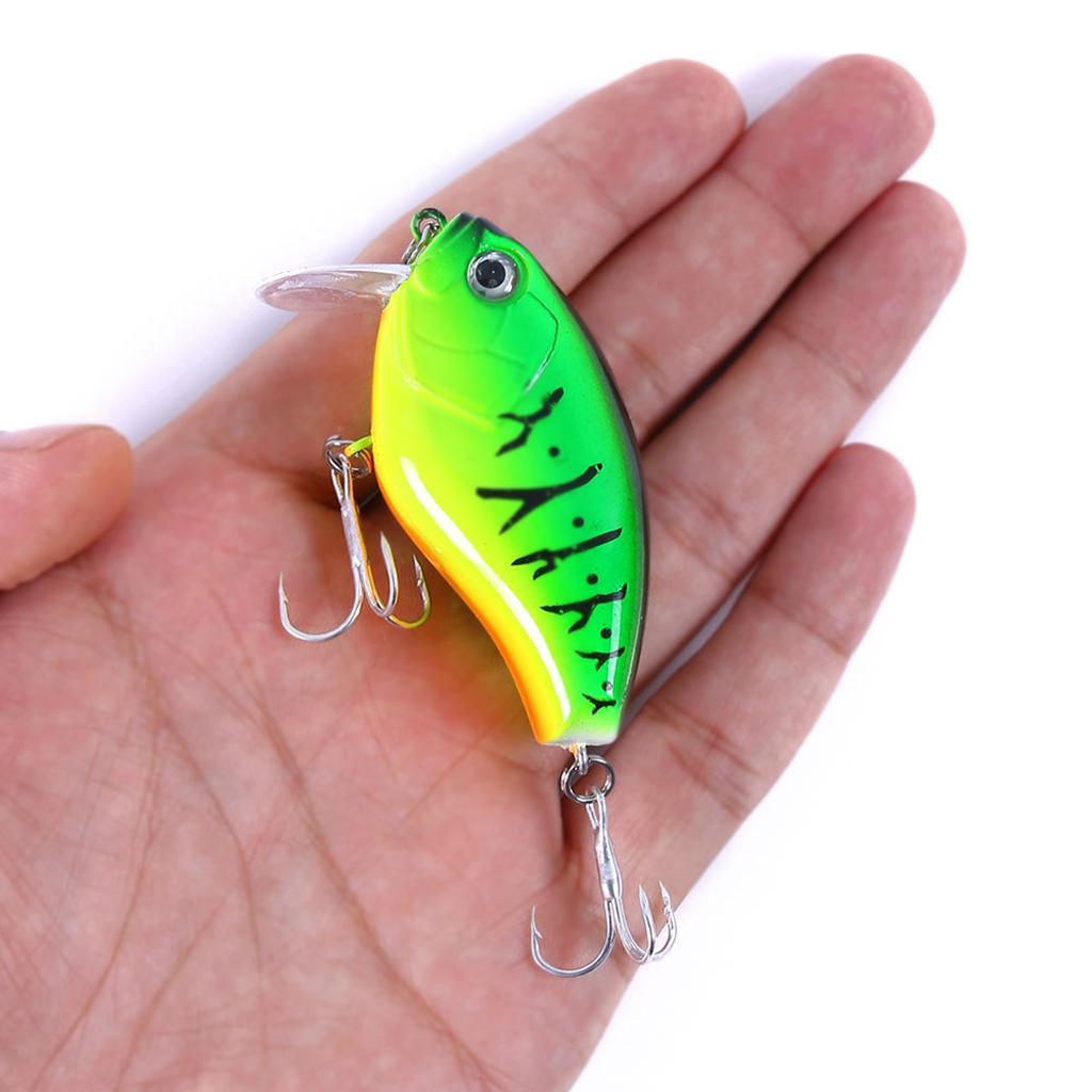 1pcs Colorful Crankbaits Fishing Lure Hard Bait For Bass Trout Perch