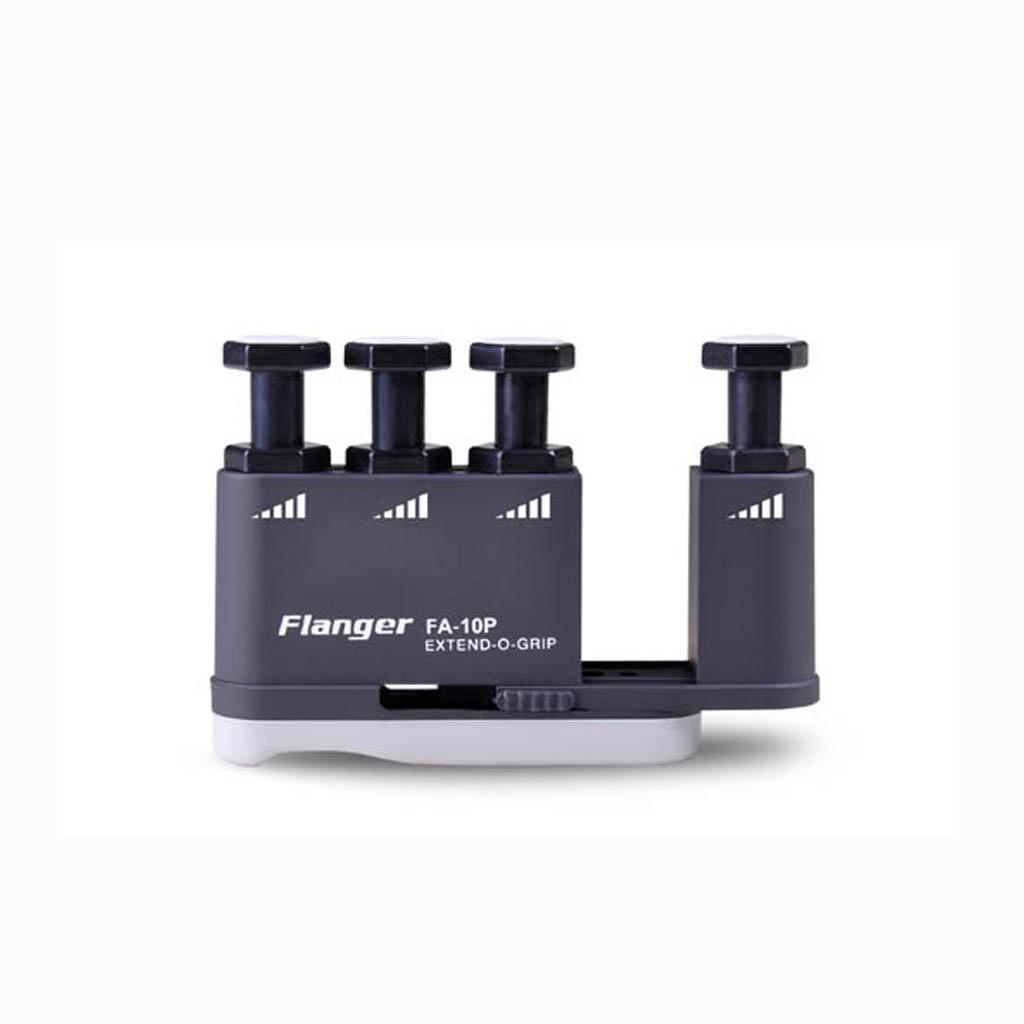 Sunnimix Tay Nhựa Ngón Tay Cẳng Tay Cổ Tay Tập Kéo Dài-O-Cầm Strengthener Đen