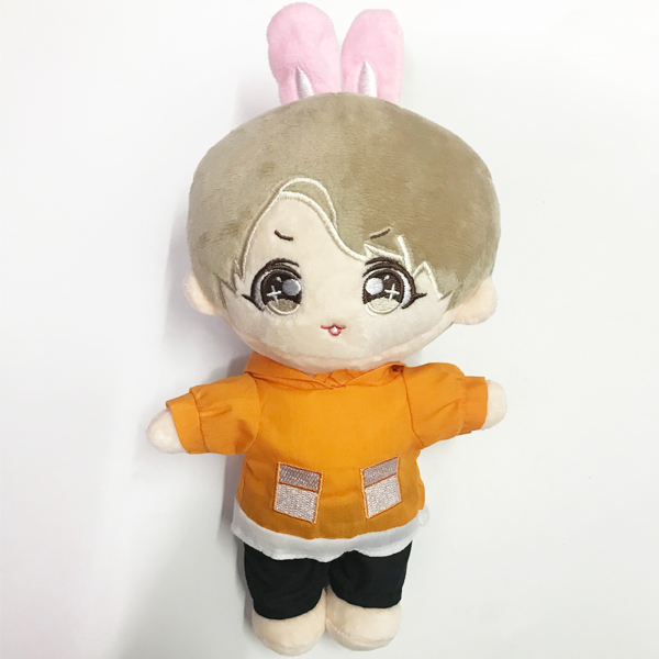 Doll Jungkook full anpanman búp bê BTS 20cm có mông tặng ảnh thẻ BTSphụ kiện dành cho doll nhóm nhạc idol, anime chibi tặng ảnh thiết kế vcone