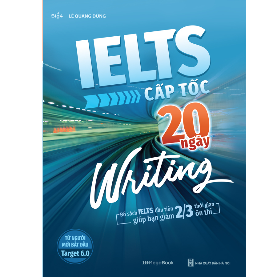 Combo 4 Cuốn Ielts Cấp Tốc - 20 Ngày Listening, Speaking, Reading, Writing