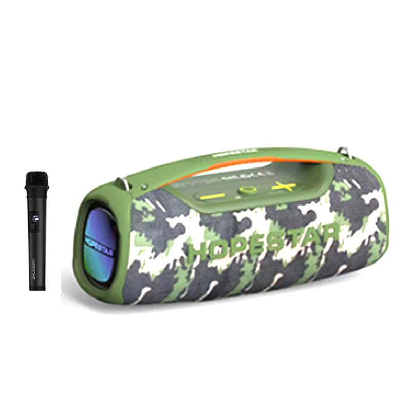 Loa Bluetooth karaoke Hopestar A60 100W Công Suất Cao Ngoài Trời Di Động Không Dây Cột Trung Tâm Âm Nhạc Loa Siêu Trầm Âm Thanh Siêu Nền Màu sắc: rằn ri