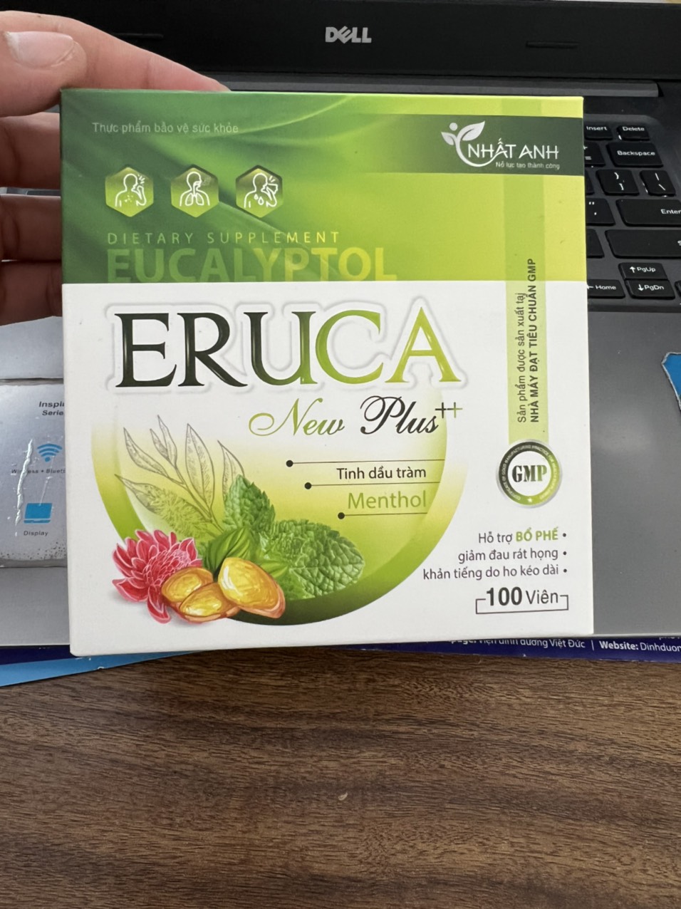 Thực phẩm hỗ trợ giảm ho ERUCA Pluss ++