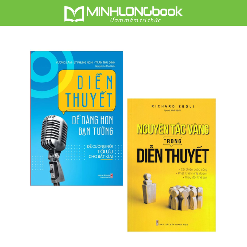 ComBo 2 Cuốn Nguyên Tắc Vàng Trong Diễn ThuyếtDiễn Thuyết Dễ Dàng Hơn Bạn Tưởng