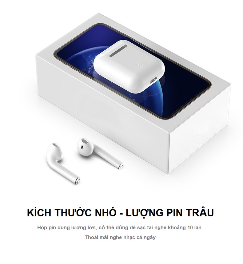 Tai Nghe Bluetooth Cảm Ứng i10s