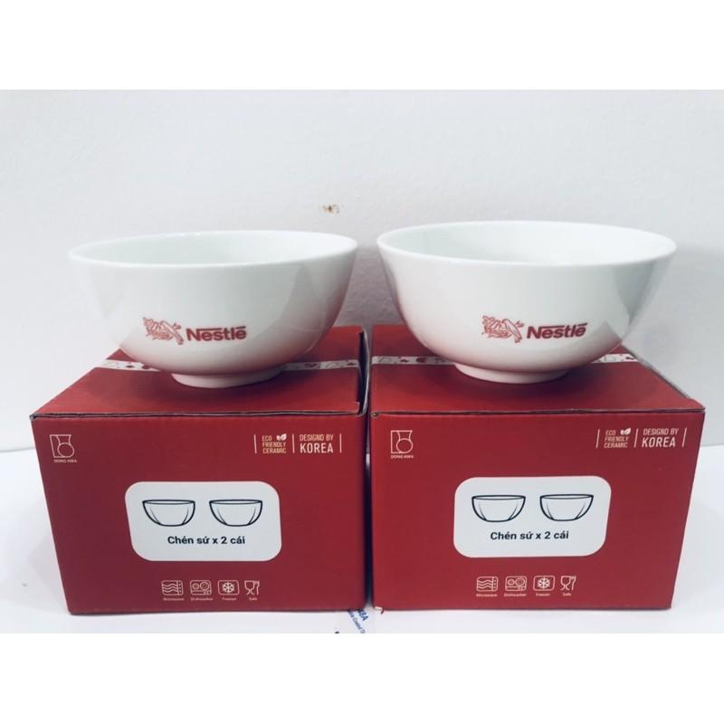 BỘ 2 CHÉN BÁT ĂN CƠM CAO CẤP NGUYÊN HỘP PL601- NESTLE