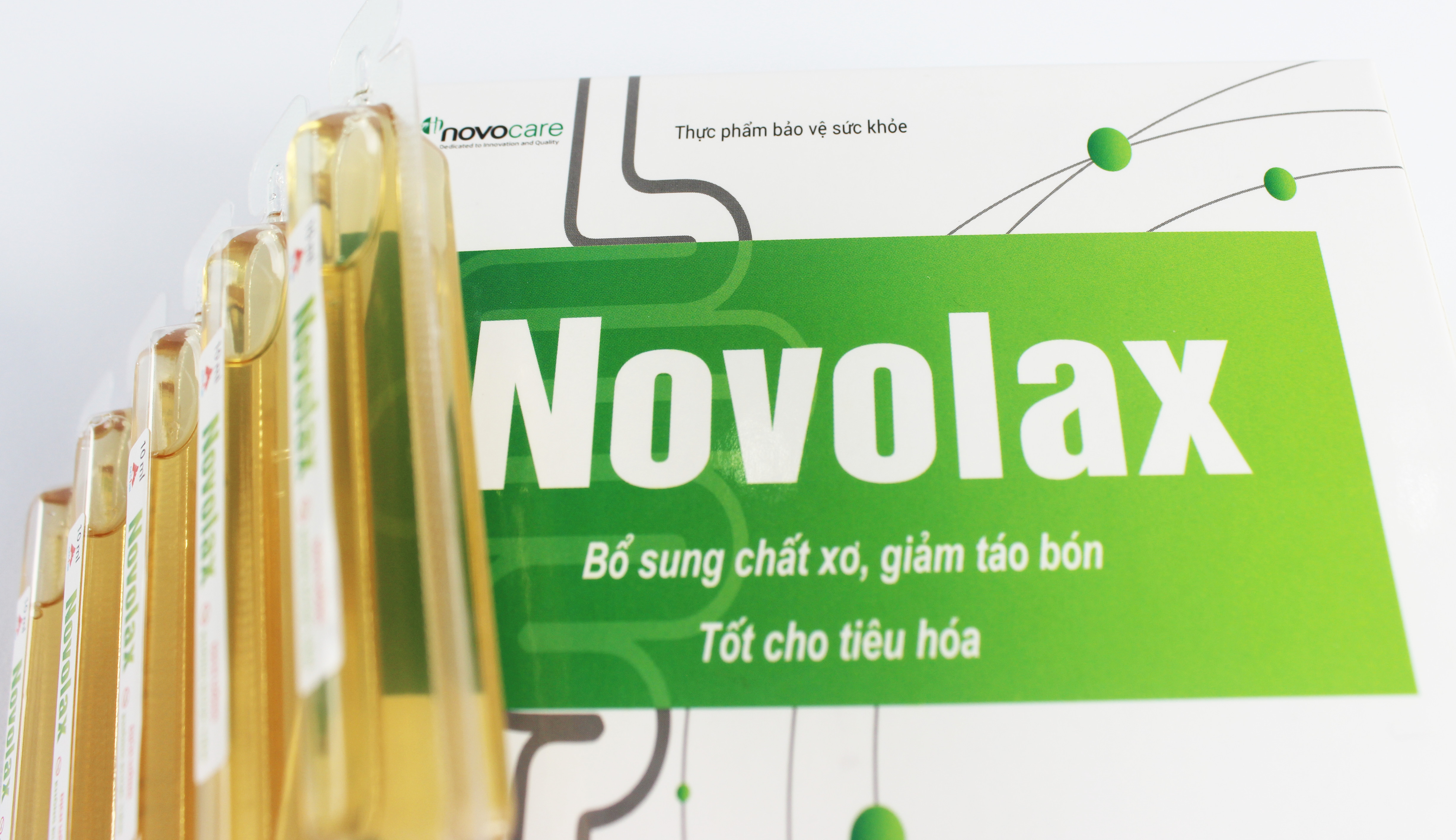 Ống Táo Bón Bà Bầu NOVOLAX Hộp 20 ống- Bổ Sung Chất Xơ Tự Nhiên - Nuôi Dưỡng Hệ Vi Sinh Đường Ruột, An Toàn, Hiệu Quả