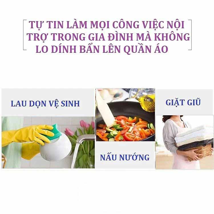 Tạp Dề Polime Không Thấm Nước, Sạch Sẽ Cute Chính Hãng TOKDODO