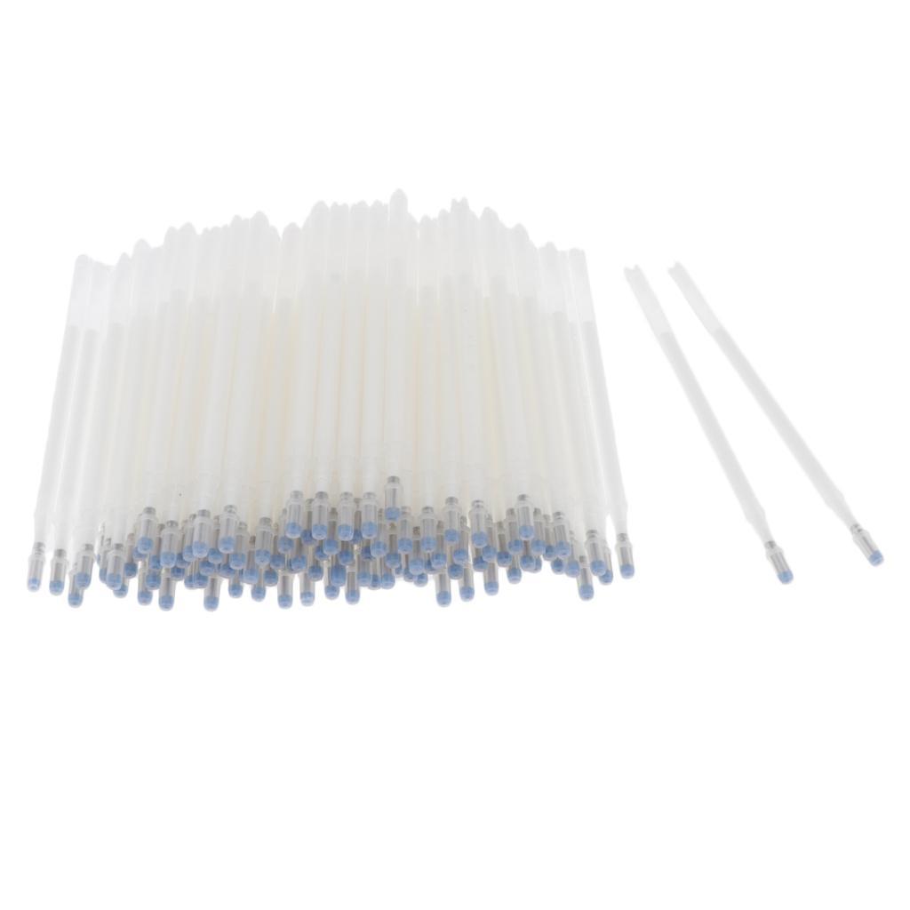 2x 100 Pieces Fabric Erasable Marking Pen Refill for