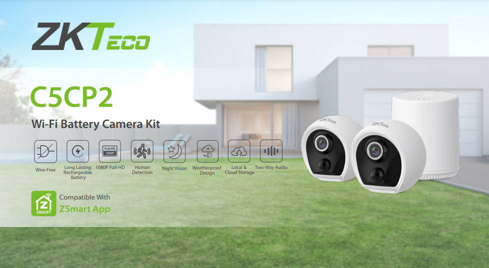 Camera giám sát wifi ZKTECO C5CP2 - Hàng chính hãng