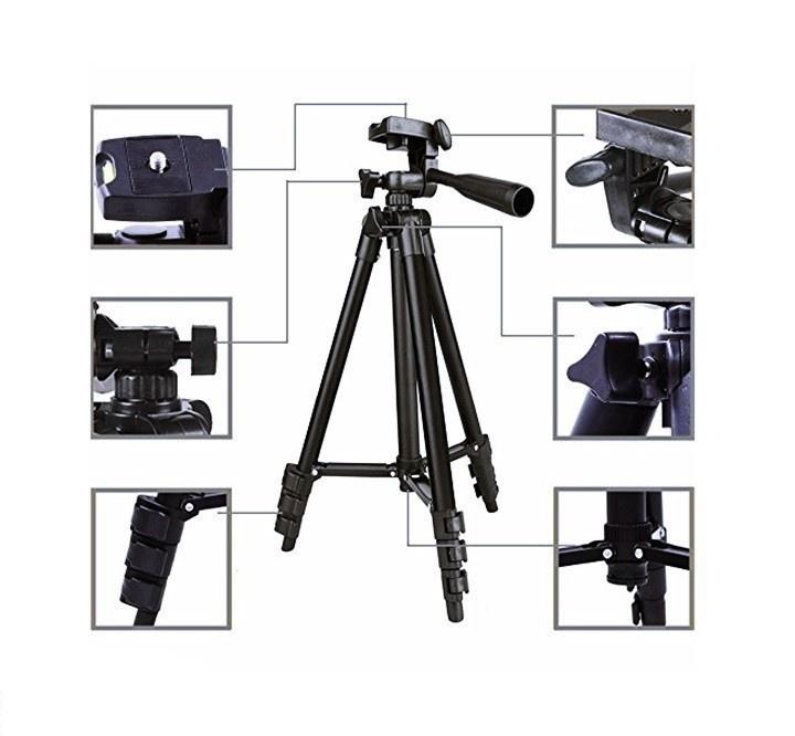 Giá Đỡ Chụp Hình Tripod 3120 Dành Cho Điện Thoại, Máy Ảnh Tặng Kẹp Điện Thoại  - Vận Chuyển Miễn Phí Toàn Quốc