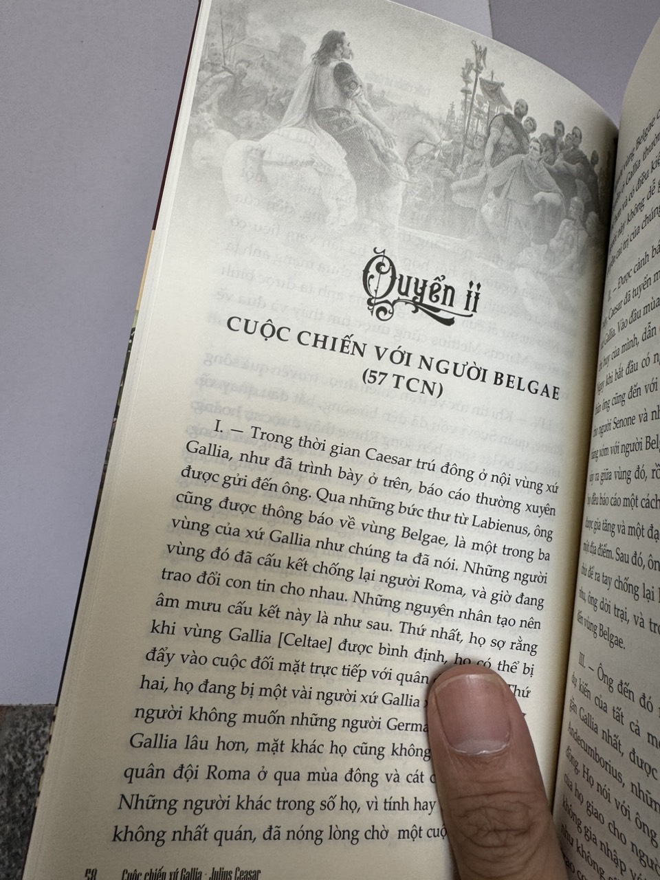 CUỘC CHIẾN XỨ GALLIA - Nghệ thuật chiến tranh và ngoại giao của Julius Caesar - Julius Caesar - Nguyễn Hữu Đăng Khoa dịch - Book Hunter