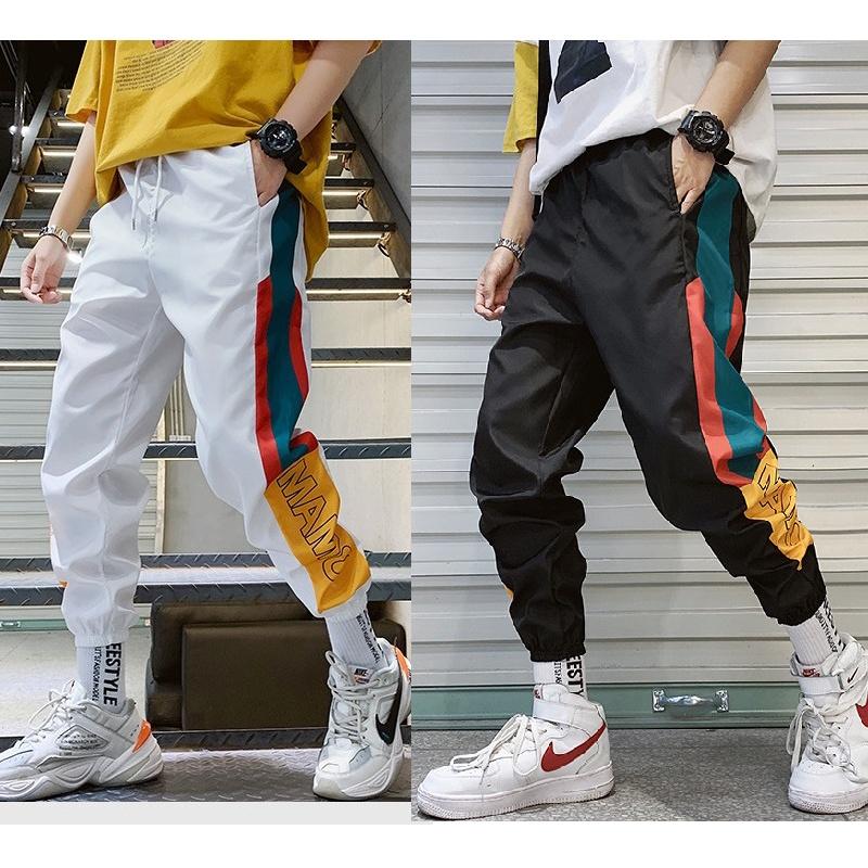 Quần jogger nam nữ chất vải gió mềm mịn, phong cách street wear MAMC