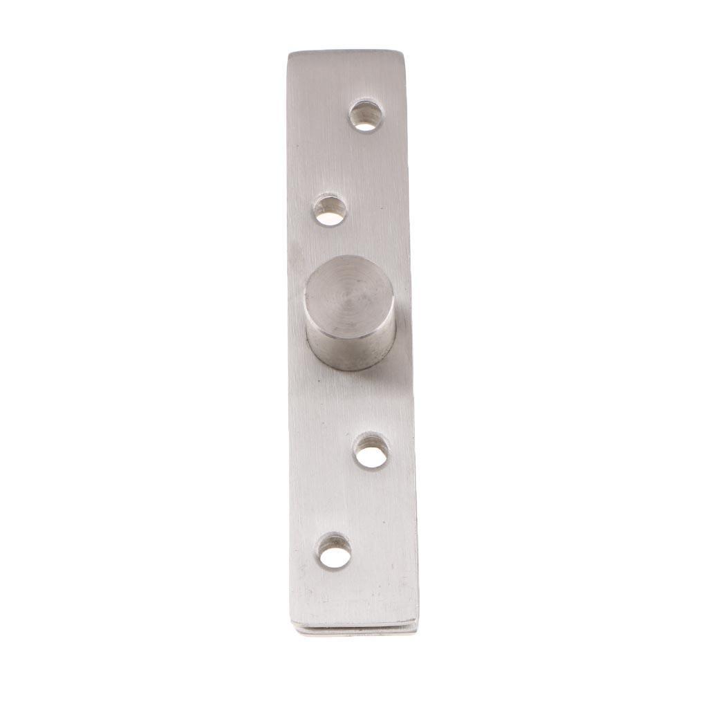 6Pc Stainless Steel Door Hinge 360 Degree Rotating Hinges  Silver