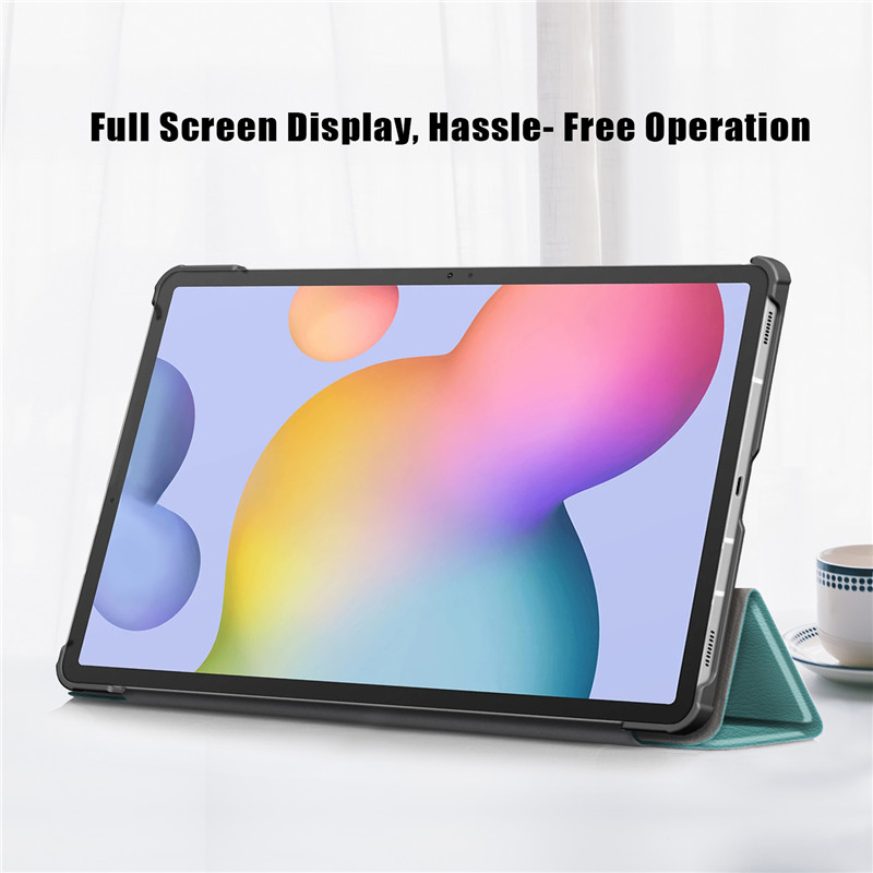 Case Bao da chống sốc cho Samsung Galaxy Tab S6 10.5 inch hiệu HOTCASE trang bị khe đặt bút mặt lưng thiết kế siêu mỏng hỗ trợ Smartsleep, gập nhiều tư thế, tản nhiệt tốt - Hàng nhập khẩu