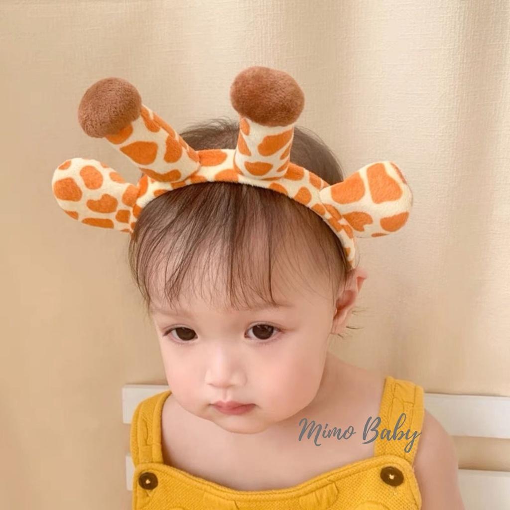 Bờm cài tóc hoạt hình hươu vàng đáng yêu cho bé Mimo baby BD32