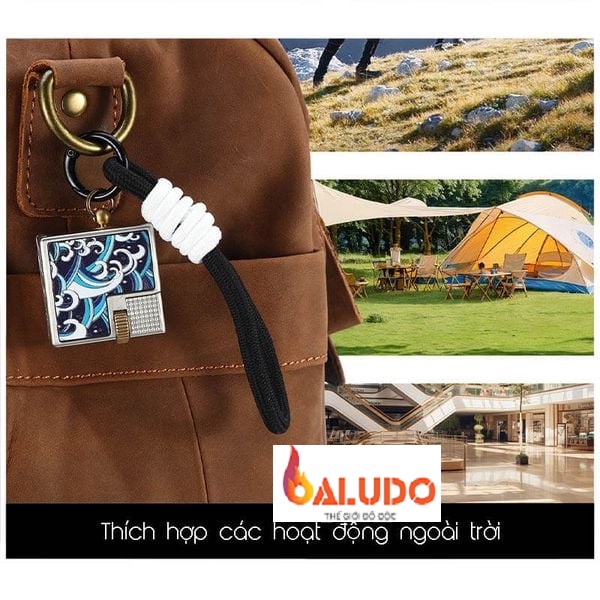 Vỏ hộp quẹt xăng đá CF-720 có móc treo chìa khóa (Giao ngẫu nhiên)