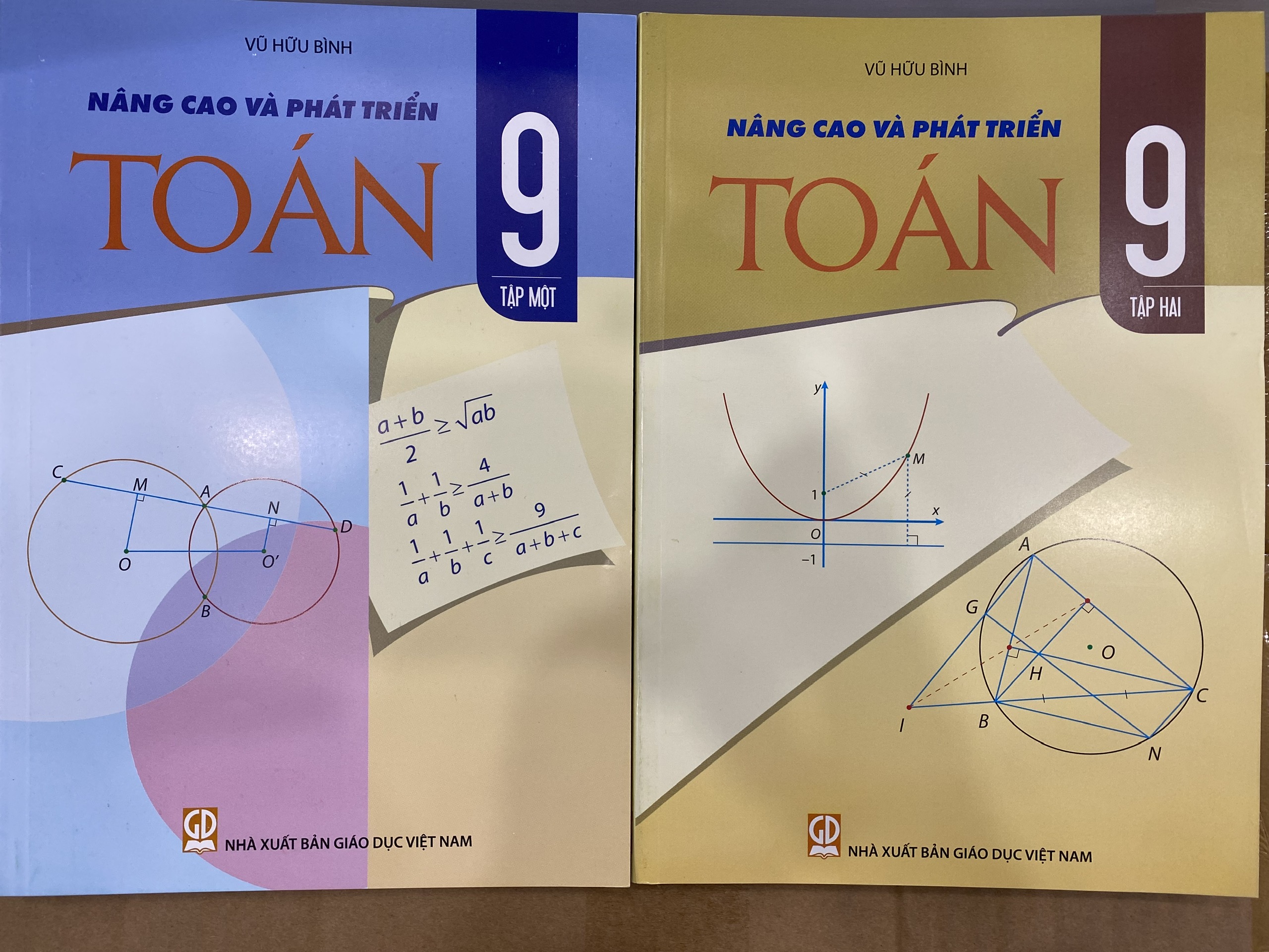 Combo Sách - Nâng cao và phát triển Toán 9 (tập 1+ tập 2)