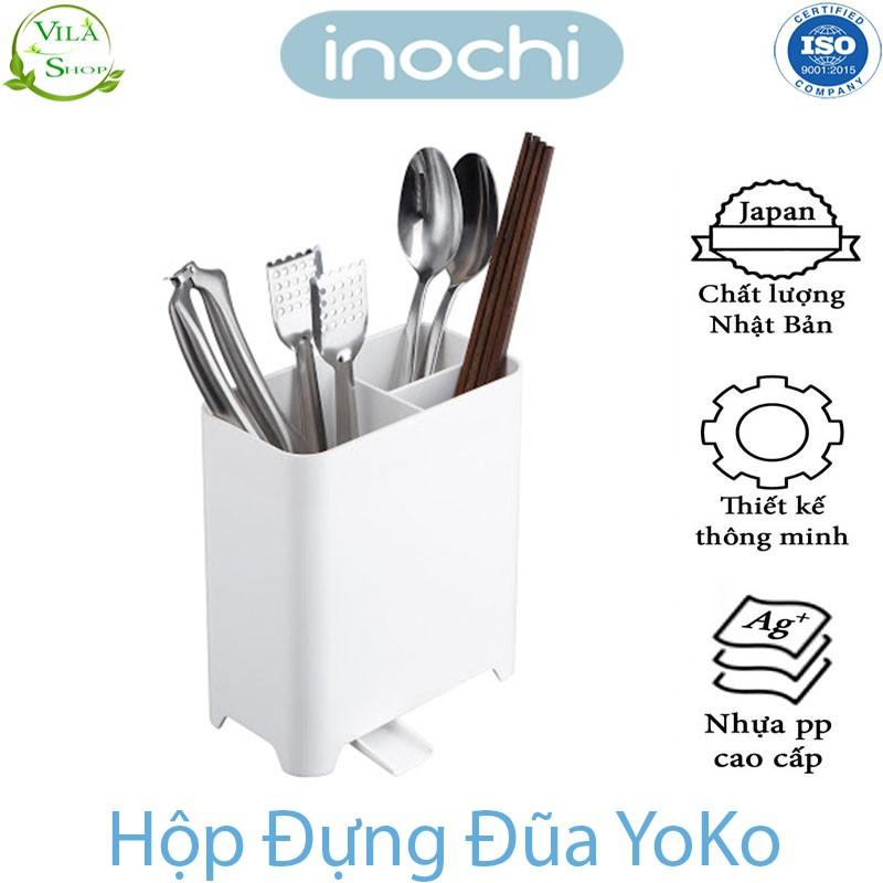 Hộp Đũa, Hộp Đựng Đũa Yoko Inochi Loại Đứng, Nhựa AS Nguyên Sinh, Hạt Màu, Phụ Gia Kháng Khuẩn (Ag+)